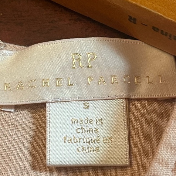 Rachel Parcell Pale Pink Ruffled Sleeve Tie Waist Pantsuit Sz S Belted - Picture 8 of 10